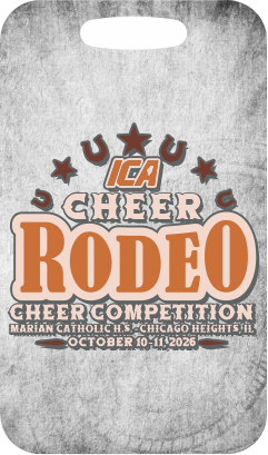 Cheer Rodeo 2026 Bag Tag