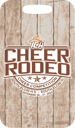 Cheer Rodeo Bag Tag